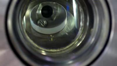 Liquid Helium, boiling in a Janis cryostat